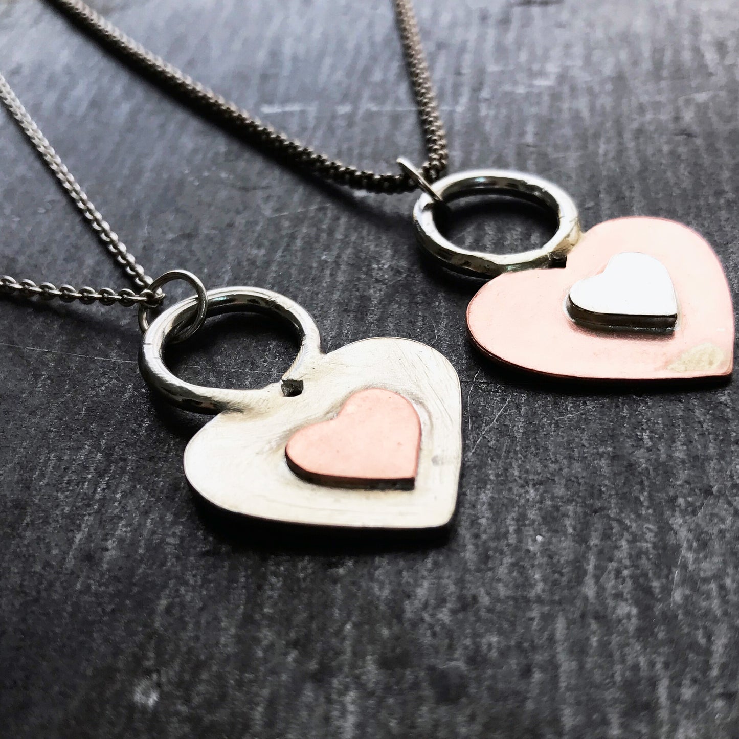 Chunky Heart Pendants