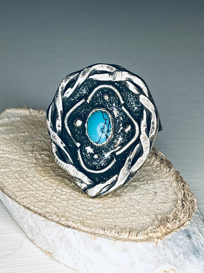 Turquoise Bohemian ring